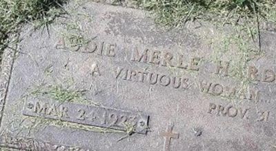 Audie Merle Harder on Sysoon