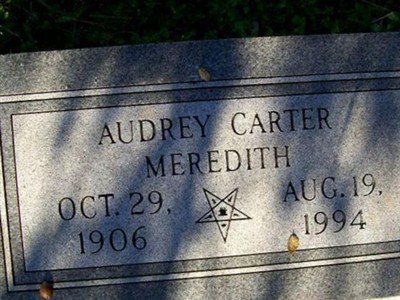 Audrey Carter Meredith on Sysoon