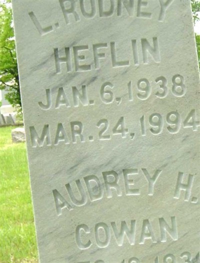 Audrey Heflin Cowan on Sysoon