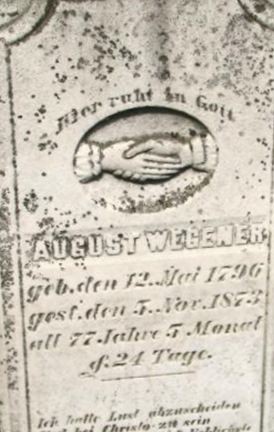 August Ferdinand Wegener on Sysoon
