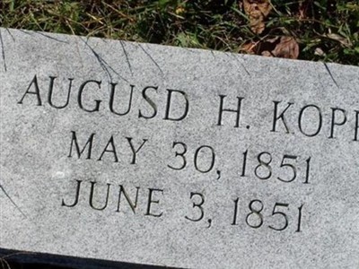 August H. Kopp on Sysoon