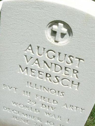 August Vander Meersch on Sysoon