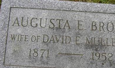 Augusta E Brown Mullenix on Sysoon