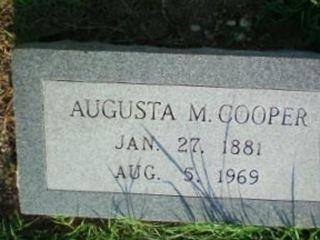 Augusta M. Cooper on Sysoon