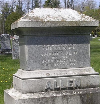Augusta N. Flint Allen on Sysoon