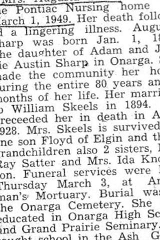 Augusta Sharp Skeels on Sysoon