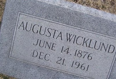 Augusta Wicklund on Sysoon