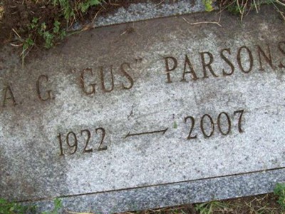 Augustus G Parsons, Jr on Sysoon