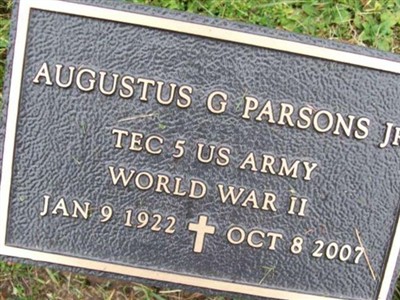 Augustus G Parsons, Jr on Sysoon