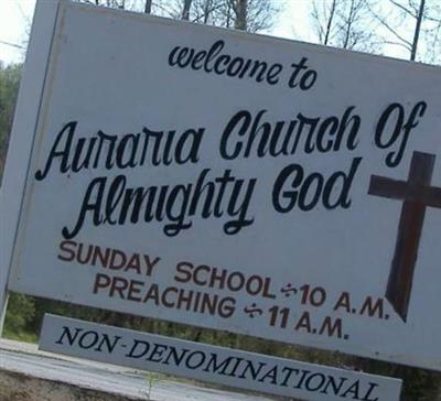 Auraria Church of Almighty God Cemetery on Sysoon
