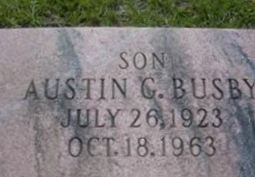 Austin G. Busby on Sysoon