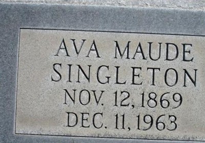 Ava Maude Singleton on Sysoon