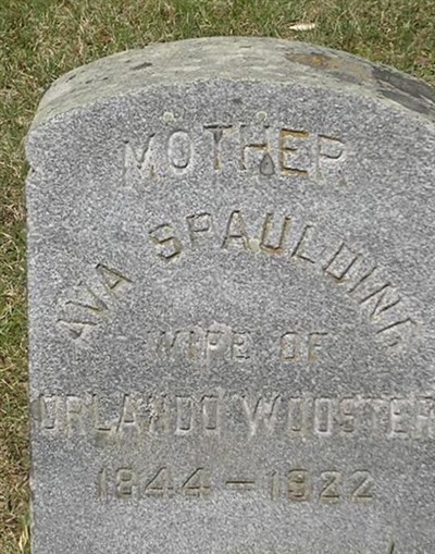 Ava Spaulding Wooster on Sysoon