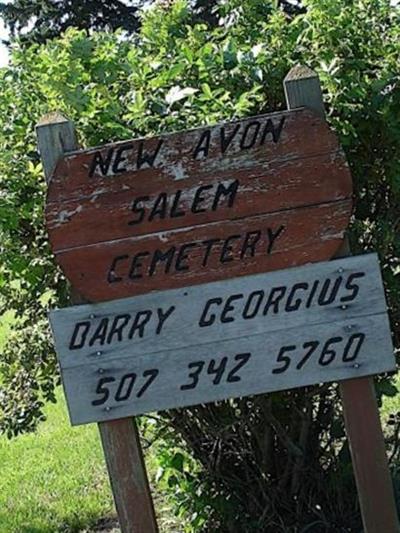 New Avon Salem Methodist Cemetery on Sysoon