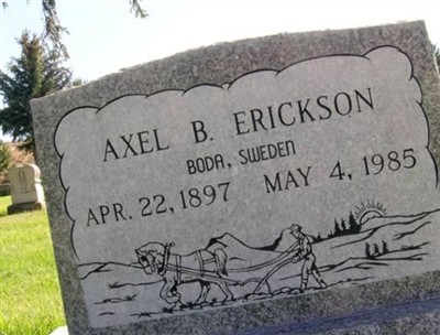 Axel Erickson on Sysoon