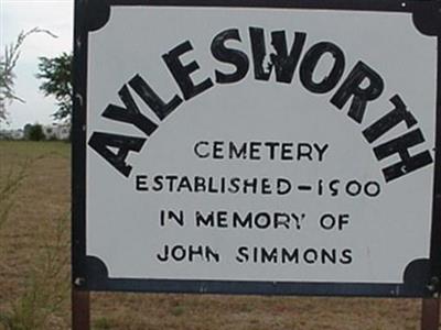 Aylesworth Cemetery on Sysoon