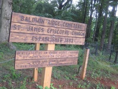 Baldwin Ridge Episcopal Church Cemetery on Sysoon