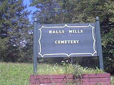 Balls Mills Cemetery on Sysoon