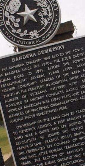 Bandera Cemetery on Sysoon