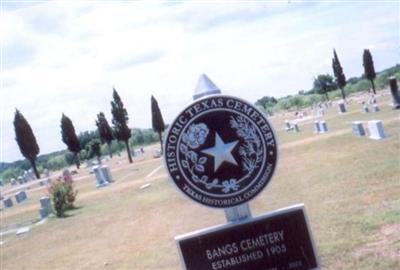 Bangs Cemetery on Sysoon