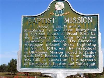 Baptist Mission Cemetery on Sysoon