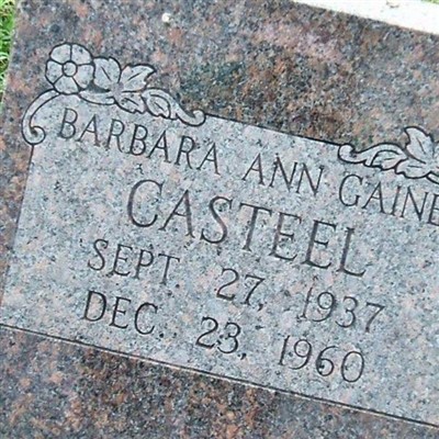 Barbara Ann Gaines Casteel on Sysoon