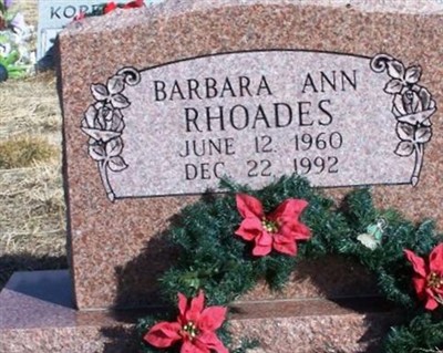 Barbara Ann Rhoades on Sysoon