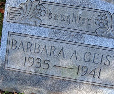 Barbara Argenta Geist, Find a grave on Sysoon Barbara Argenta Geist on Sysoon
