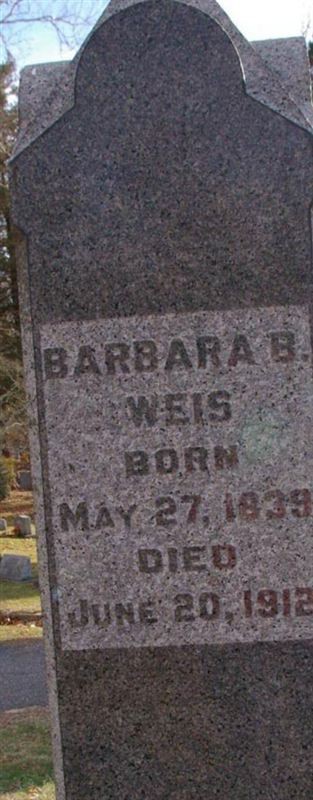 Barbara B Weis on Sysoon