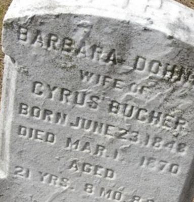 Barbara Dohner Bucher on Sysoon