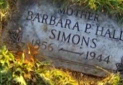 Barbara P Hall Simons on Sysoon