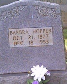 Barbra J. "Pearlie" Rosson Hopper on Sysoon