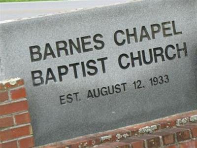 Barnes Chapel Cemetery on Sysoon