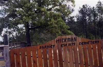 Barney Hickman Cemetery on Sysoon