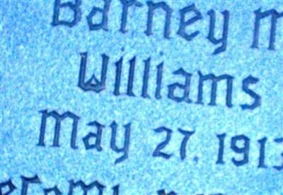 Barney M Williams on Sysoon