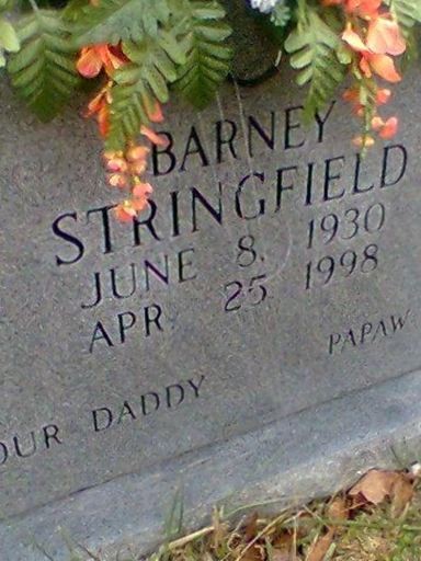 Barney Stringfield on Sysoon