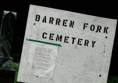 Barren Fork Cemetery on Sysoon