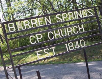 Barren Springs Cemetery on Sysoon