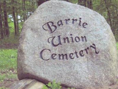 Barrie Union Cemetery on Sysoon