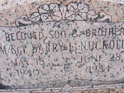 Barry L Nuckolls on Sysoon