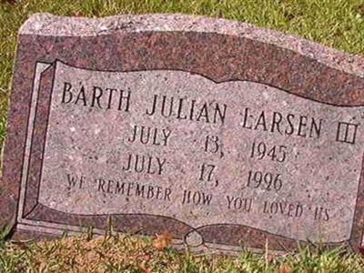 Bartha Julian Larsen, III on Sysoon