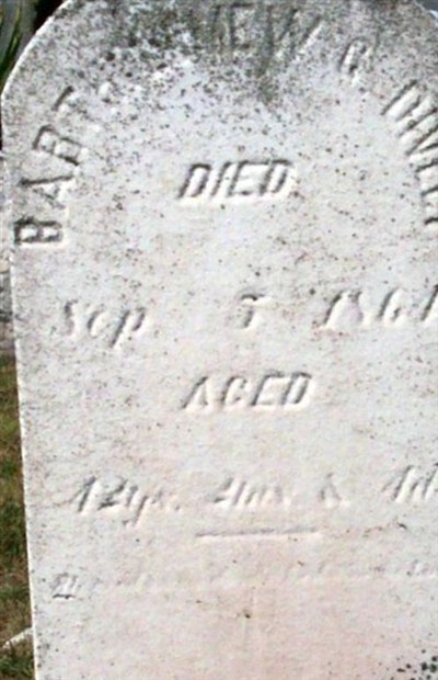 Bartholomew George Dively on Sysoon