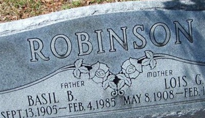 Basil B Robinson on Sysoon