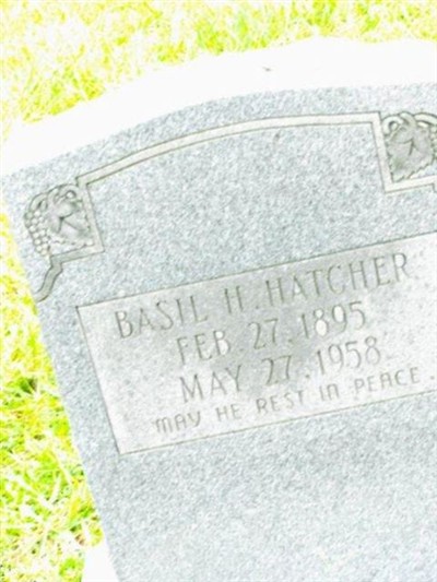 Basil H Hatcher on Sysoon