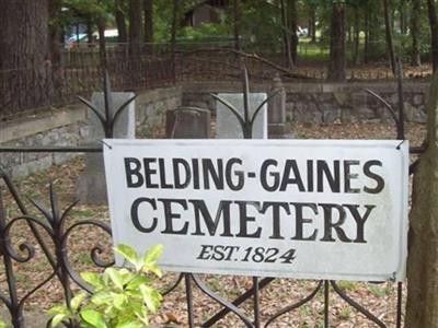 Bassett Belding Gaines Cemetery on Sysoon