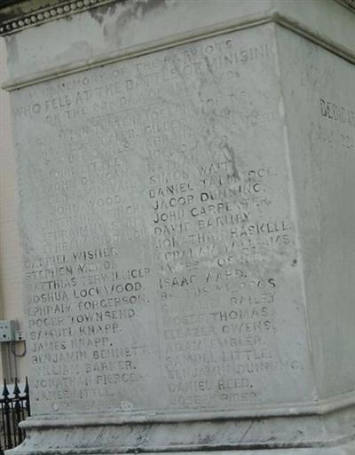 Battle of Minisink Monument on Sysoon