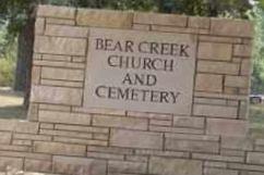 Bear Creek Church Cemetery on Sysoon