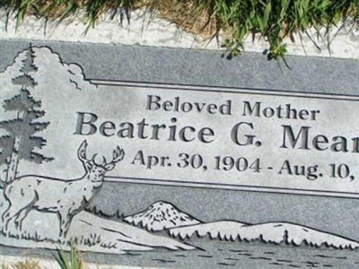 Beatrice Georga "Bea" Natzel Means on Sysoon