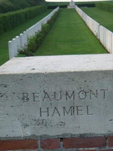 Beaumont-Hamel British Cemetery on Sysoon