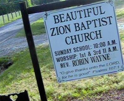 Beautiful Zion Baptist Church Cemetery on Sysoon